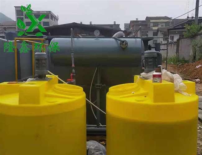 湖南益阳某食品厂污水处理设备安装现场